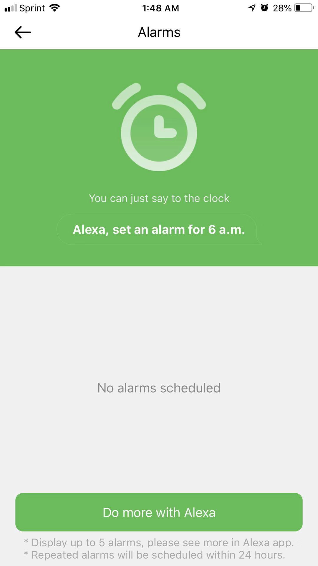 Use Alarms with Alexa Reason